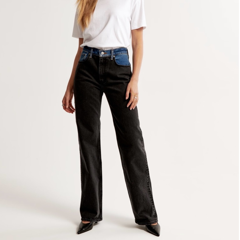 Abercrombie High Rise 90s Relaxed Jean